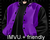 Varsity Jacket Purple