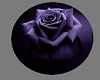 Purple Gothic Rose Rug