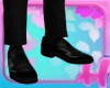 Black suit shoes