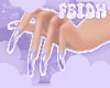 ☽ swirly nails ☾