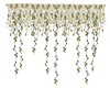 White hanging flowers
