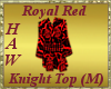Royal Red Knight Top (M)