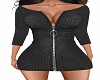 [MsK] Blk Sweater Dress