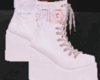[VH] chunky white boots