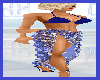 [W]Blue Kerchief Bikini