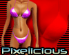 PIX Bikini-Metallic PNK