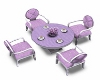 Animated Purple Tea Set