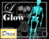 L- Glow Blue Skeleton