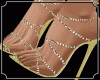 Gold Gladiator Heels