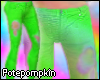 /P/ Patched Green Jeans