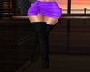 TJ Purple Skirt and Boot
