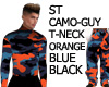 ST CamoGUY TNECK ORANGE