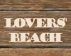 Lovers Beach Sign