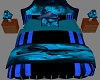 blue butterfly bed