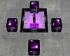 purple halloween stools