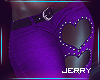 ! Hearts Jeans Purple