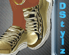Gold  Sneakers