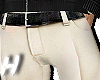 Cream Trousers w Belt