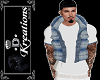 Dazzle Denim Vest