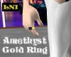 LNI Amethyst Gold Ring