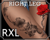 * Leg Rose Tattoo RXL R