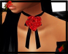 Red Rose Latex Choker