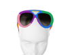 Aviator glasses rainbow