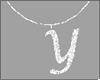 Letter Y Necklace - F -