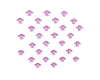 Light Pink Chrome Cross