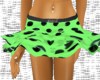 Dots Green/Black Frilly