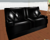 [tes]Black Leather Couch