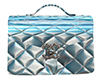 chanelcc metallic blue