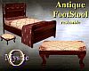 Antq Sm Bed FootStool Pk