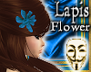 Hair Flower *Lapis*