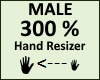Hand Scaler 300% Male