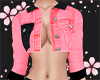 Jacket pink and black