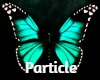 Green Butterfly Particle