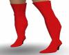 Red Thigh Hi Boots