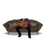 {LS} Brown kissing sofa