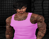 Pink Tank with tat