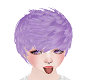 kawaii purple hair style