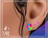 VK~Earrings/Summer Neon