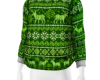 xmas green sweater