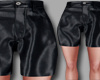 Leather Short Pants