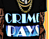 DM| Crime Pays Blk Tee