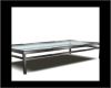 Silver Table w Glass
