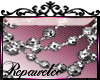 *R* Silver Beads Sticker