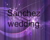 violet wedding table