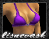 (L) Purple Ruffle Bikini