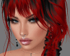 HAIR - BLACK / RED